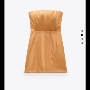 ZARA Faux Leather Dress
